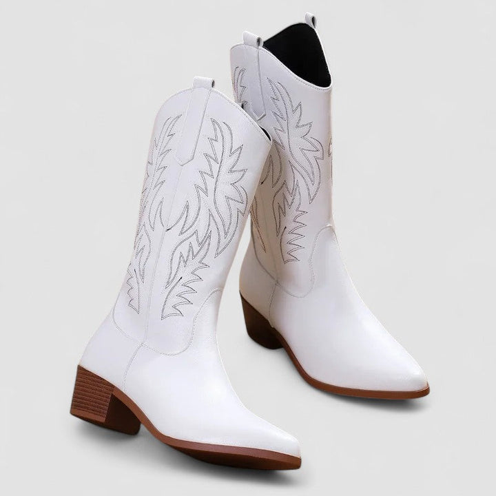 Women's Embroidered Classic Cowboy Boots
