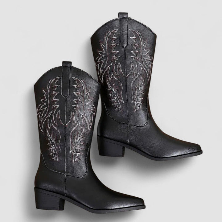 Women's Embroidered Classic Cowboy Boots
