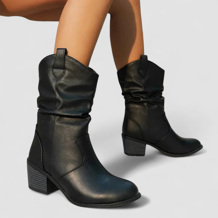 Women's Heeled Slouch Boots