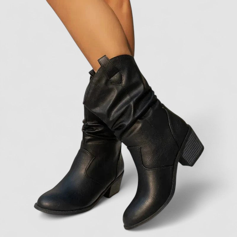 Women's Heeled Slouch Boots