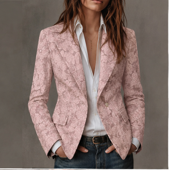 Women's Tailored Jacquard Blazer