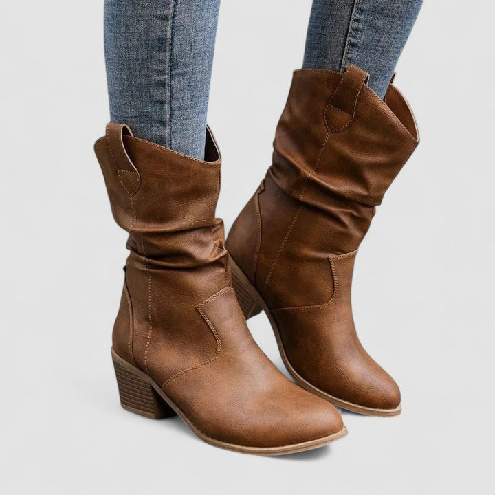 Women's Heeled Slouch Boots