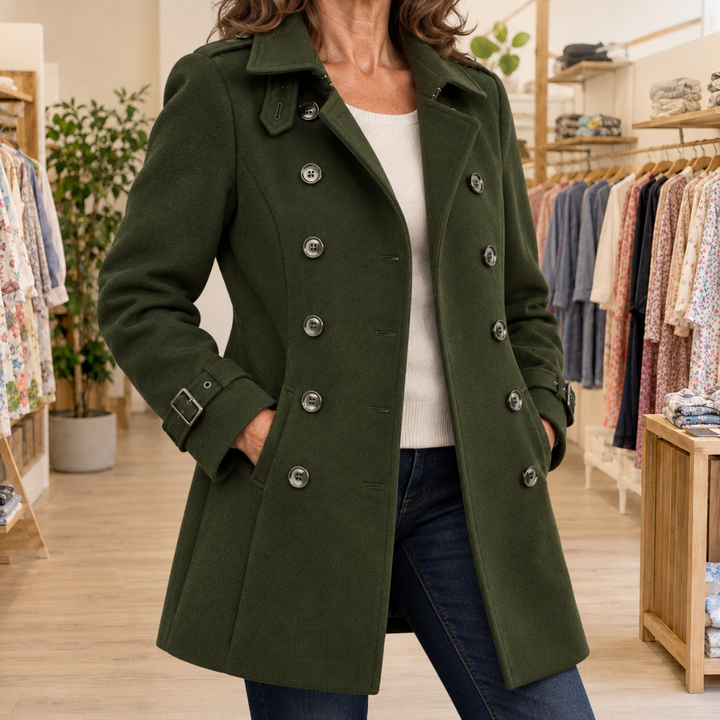 Women's Elegant Long Trench Coat