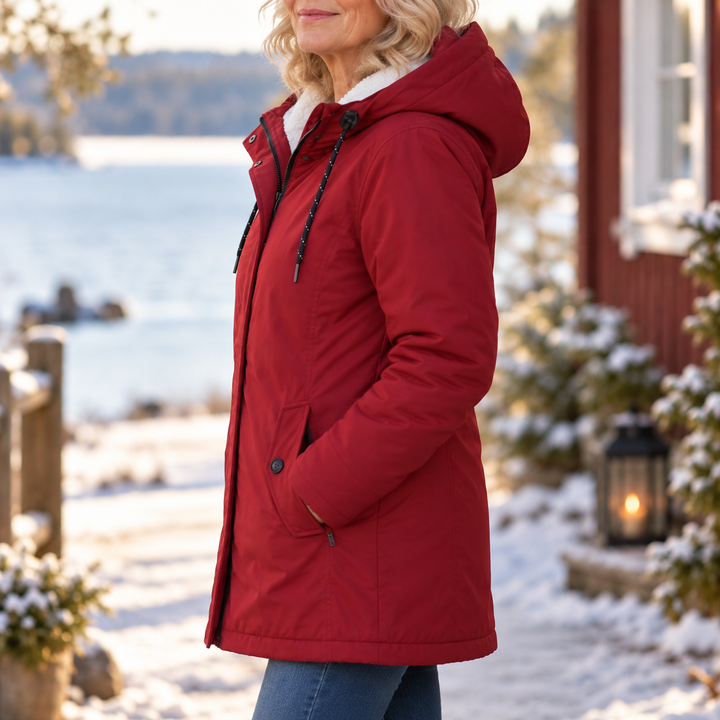 Women's Warm Hooded Quilted Jacket