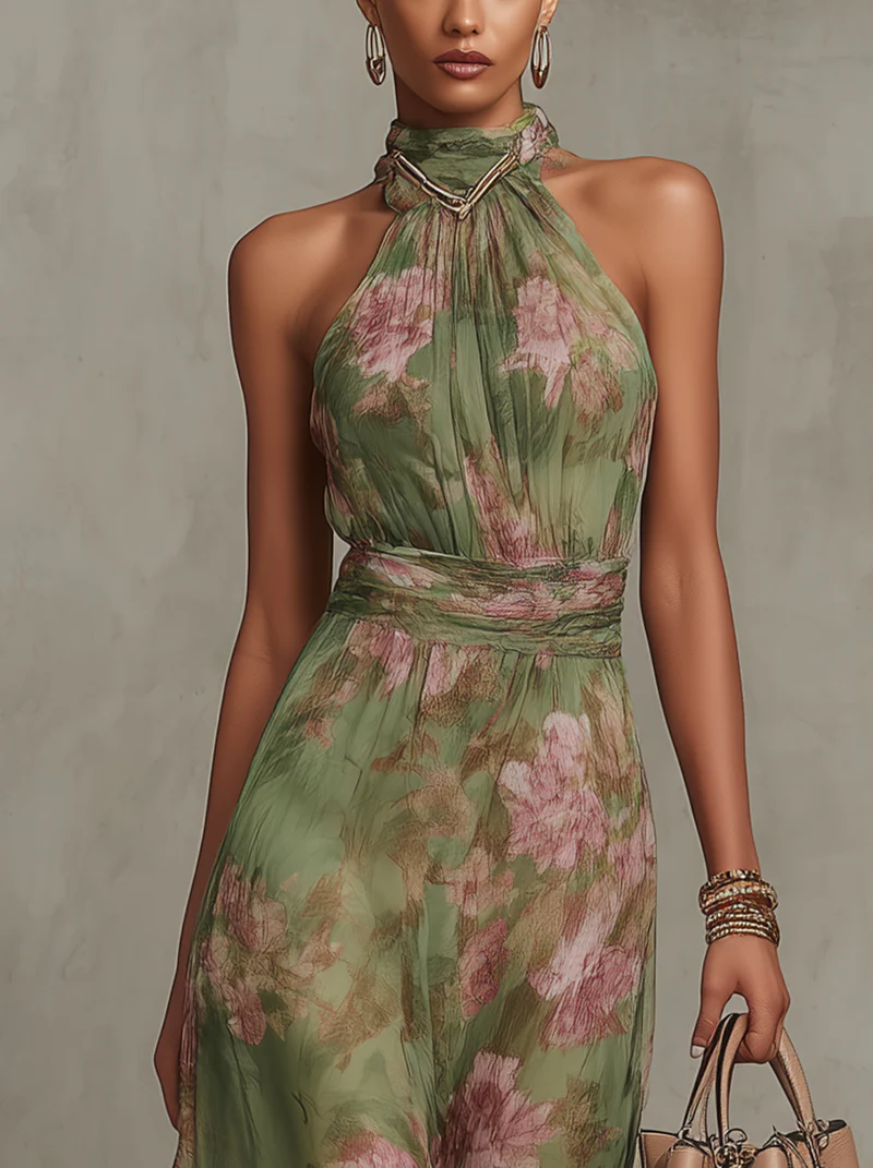Women's Floral Maxi Dress