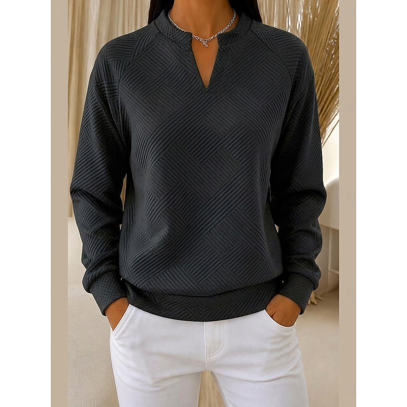 Women's Elegant Textured Sweater