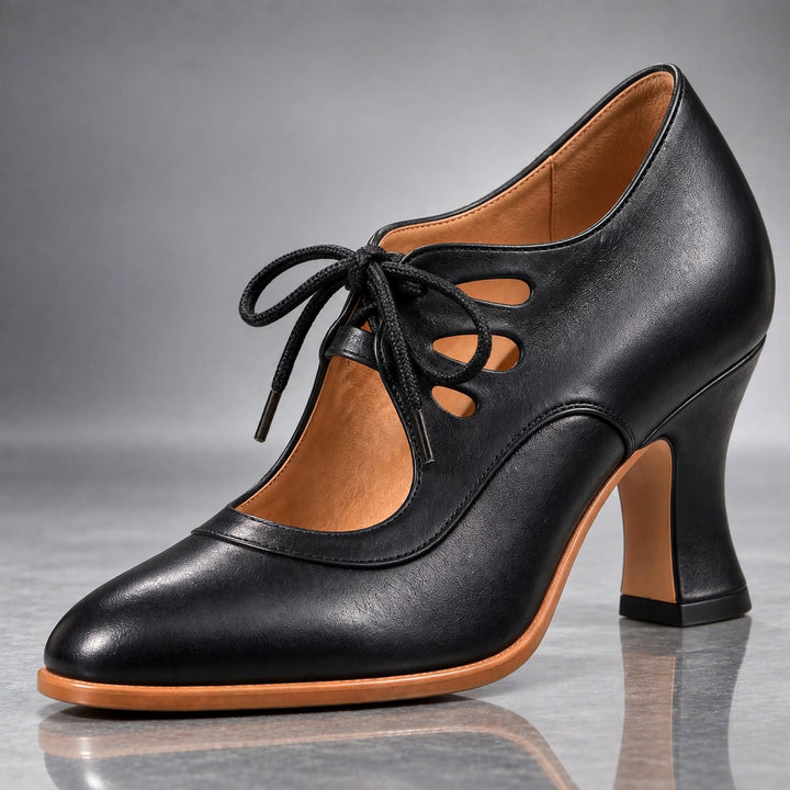 Women's Elegant Lace-Up Heels