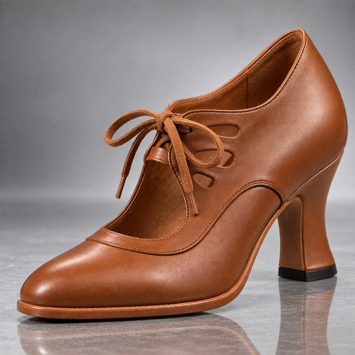 Women's Elegant Lace-Up Heels