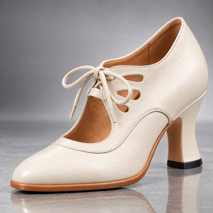 Women's Elegant Lace-Up Heels