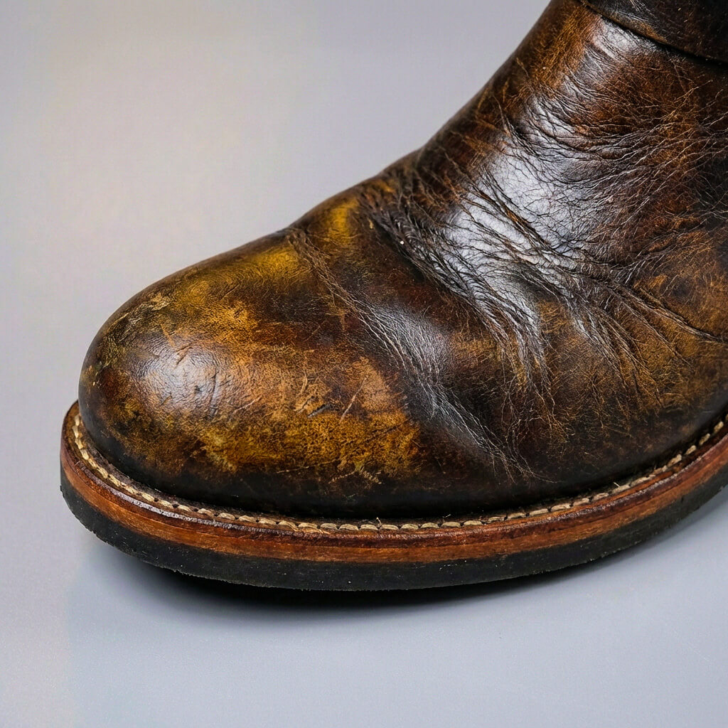 Women's Elegant Vintage-Style Leather Boots