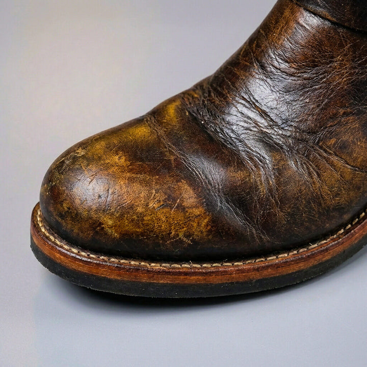 Women's Elegant Vintage-Style Leather Boots