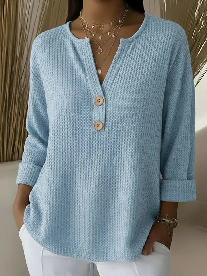 Women's Button Henley Shirt