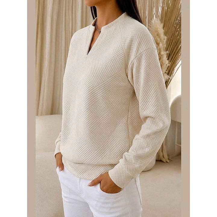 Women's Elegant Textured Sweater