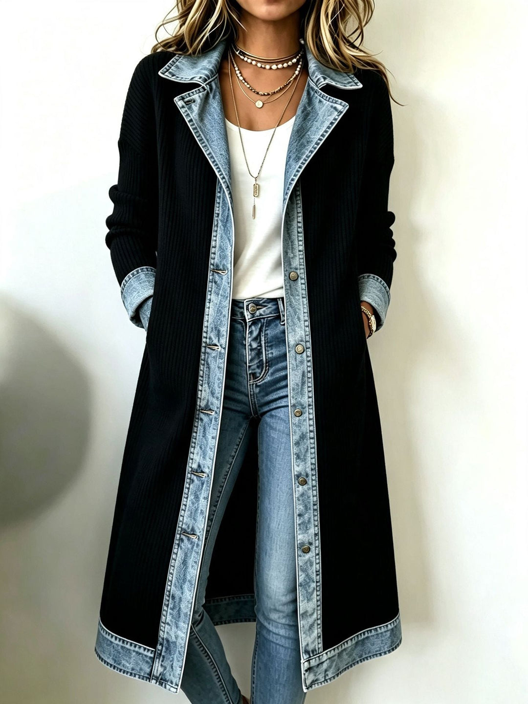 Women's Elegant Long Cardigan