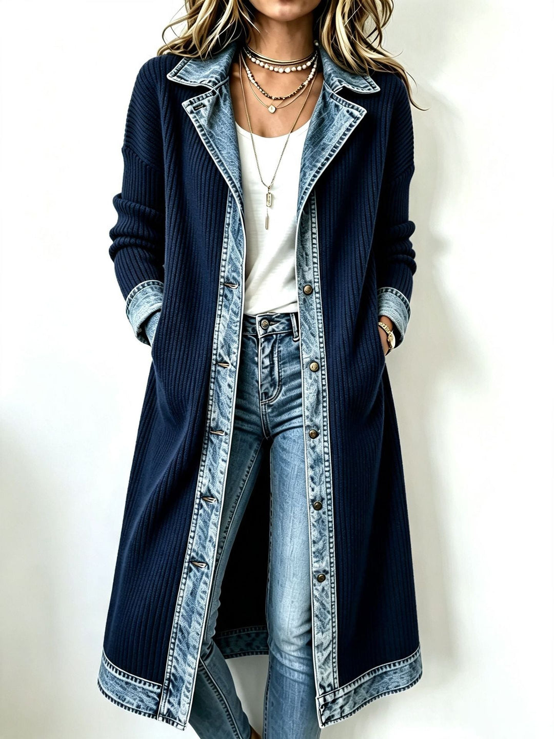 Women's Elegant Long Cardigan