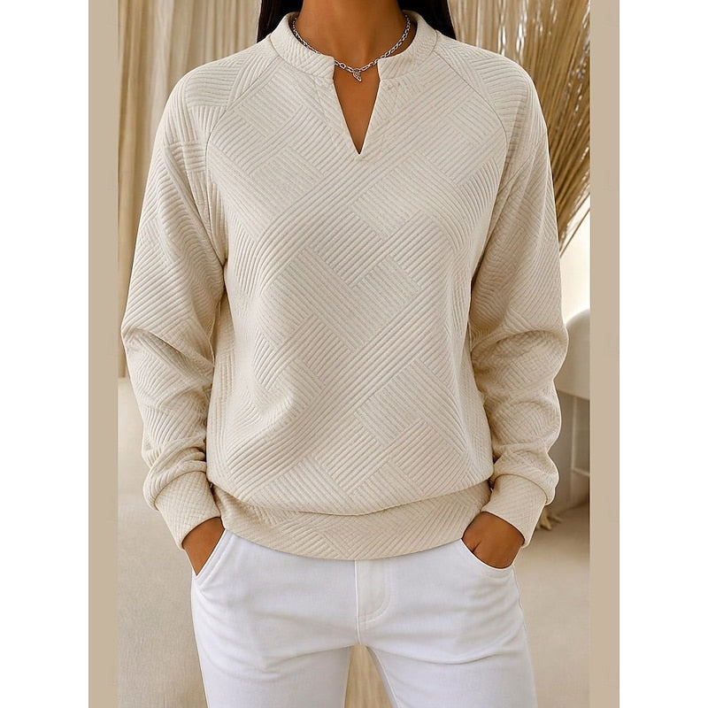Women's Elegant Textured Sweater