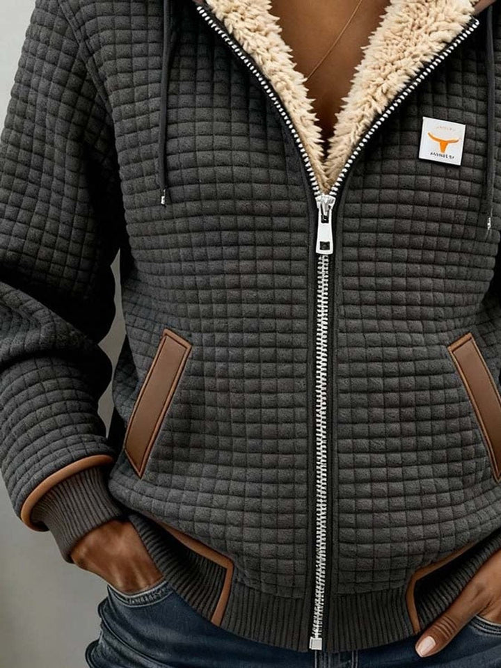 Women's Quilted Padded Hooded Jacket
